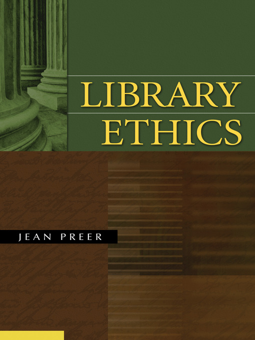 Title details for Library Ethics by Jean Preer - Available